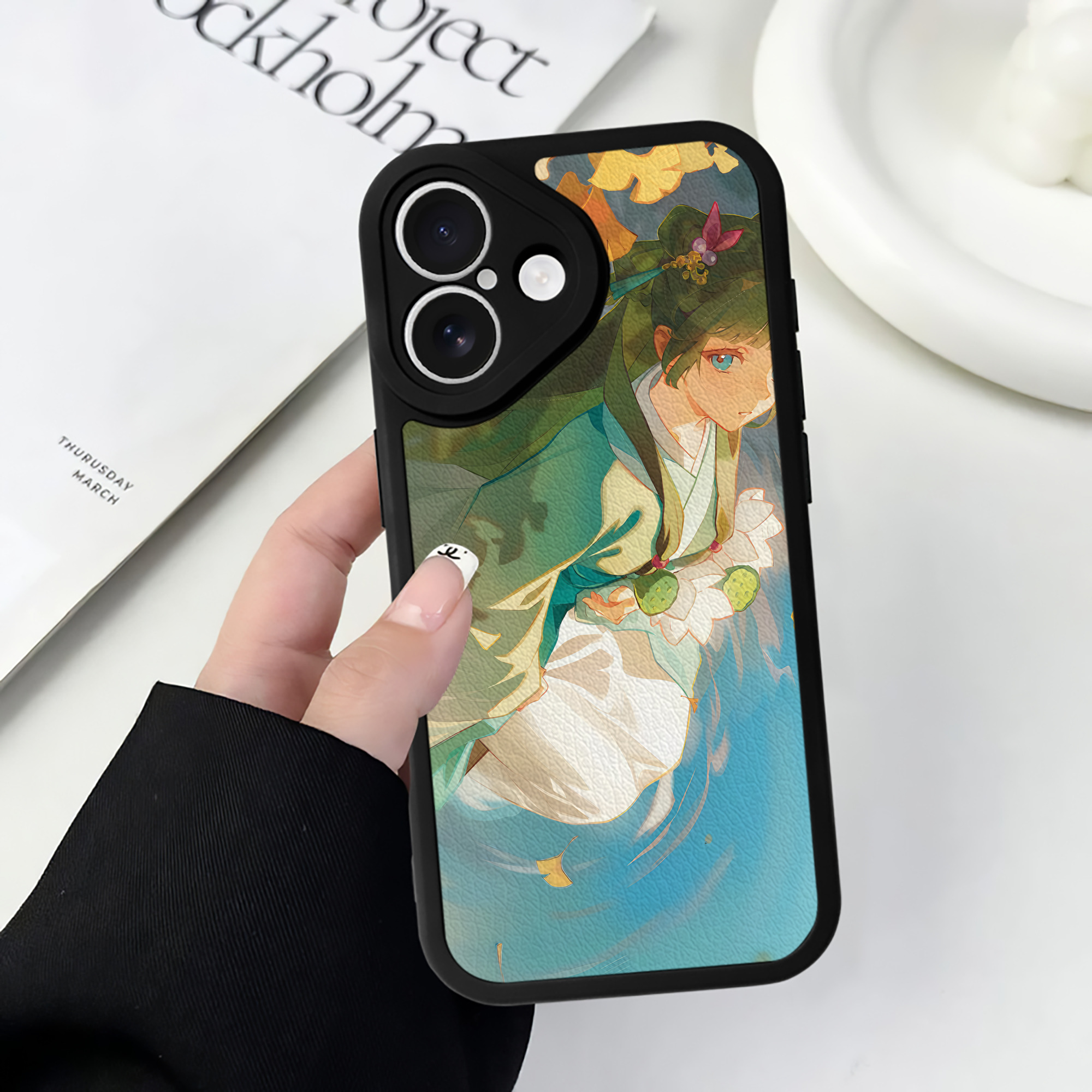 薬屋のひとりごと The Apothecary Diaries 【iPhone 16シリーズ対応】シリコンスマホケース（レザー調） 材質：シリコン